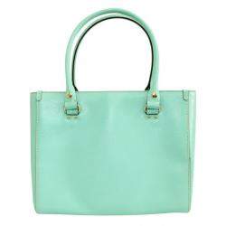 Pre Owned Kate Spade Blue Leather Wellesley Quinn Totes