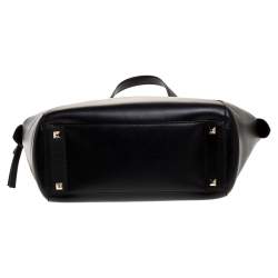 Pre Owned Kate Spade Black Leather Bow Tote