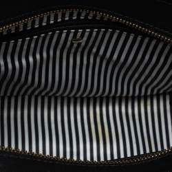 Pre Owned Kate Spade Black/White Leather Cameron Street Candace Tote