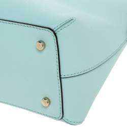 Pre Owned Kate Spade Mint Green Leather Cedar Street Maise Satchel