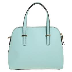 Pre Owned Kate Spade Mint Green Leather Cedar Street Maise Satchel