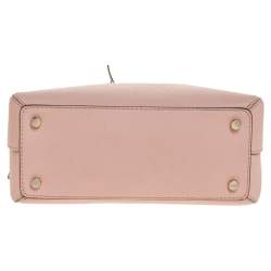 Pre Owned Kate Spade Powder Pink Leather Sylvia Dome Satchel