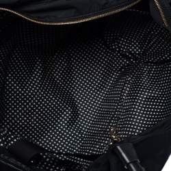 Pre Owned Kate Spade Black Nylon and Leather Stevie Diaper Bag