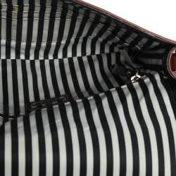 Pre Owned Kate Spade Brown Leather Flap Crossbody Bag