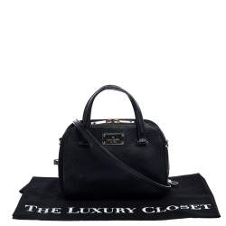 Pre Owned Kate Spade Black Leather and Nubuck Crossbody Bag