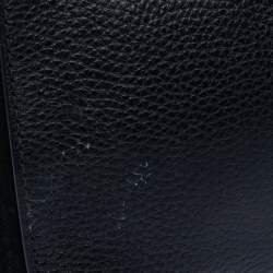 Pre Owned Kate Spade Black Leather and Nubuck Crossbody Bag