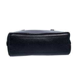 Pre Owned Kate Spade Black Leather and Nubuck Crossbody Bag