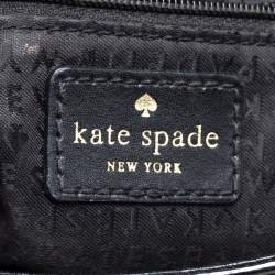 Pre Owned Kate Spade Black Leather Flap Crossbody Bag