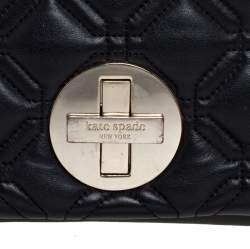 Kate Spade Black Leather Astor Court Naomi Crossbody Bag