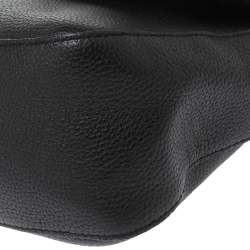 مملوكة مسبقًا حقيبة كتف ك يت سبيد قلاب جلد أسود