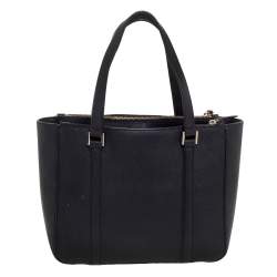 مملوكة مسبقًا Kate Spade Black Leather Double Zip Tote