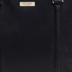 مملوكة مسبقًا Kate Spade Black Leather Double Zip Tote