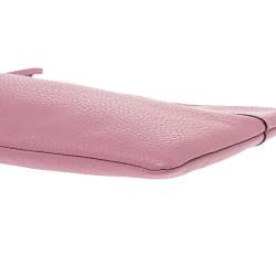 Pre Owned Kate Spade Lilac Grained Leather Mila Clutch