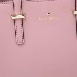 Pre Owned Kate Spade Powder Pink Leather Cameron Tote