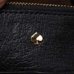 Pre Owned حقيبة كيت سبيد فيونكة جلد أسود