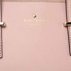 Pre Owned Kate Spade Blush Pink Leather Cedar Street Maise Satchel