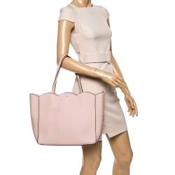 Pre Owned Kate Spade Pink Leather Magnolia Street Tote