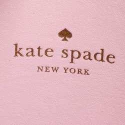 Pre Owned Kate Spade Pink Leather Open Tote