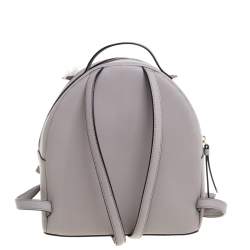 Pre Owned Kate Spade Taupe Leather Owl Backpack