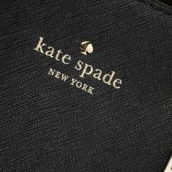 Pre Owned حقيبة كيت سبيد سيدار ستريت هايدن صغيرة جلد كريمية/ سوداء