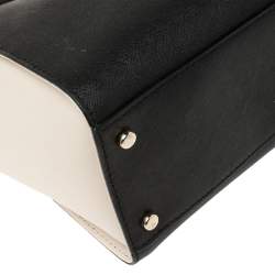 Pre Owned حقيبة كيت سبيد سيدار ستريت هايدن صغيرة جلد كريمية/ سوداء