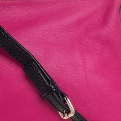 Pre Owned Kate Spade Pink Leather Parker Place Claribel Shoulder Bag