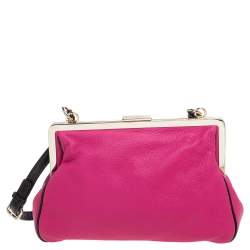 Pre Owned Kate Spade Pink Leather Parker Place Claribel Shoulder Bag