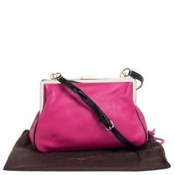 Pre Owned Kate Spade Pink Leather Parker Place Claribel Shoulder Bag