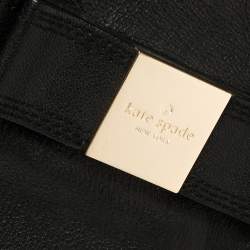 Kate Spade Black Leather Bow Tote