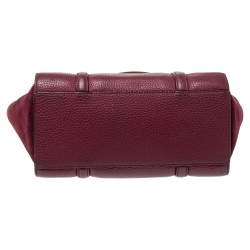 Pre Owned حقيبة كيت سبيد أبيغال سويدي وجلد عنابي