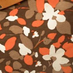 Pre Owned Kate Spade Multicolor Floral Canvas Ring Handle Tote