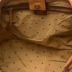 Pre Owned Kate Spade Multicolor Floral Canvas Ring Handle Tote