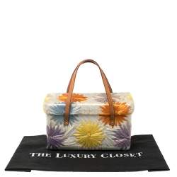 Pre Owned حقيبة باسكيت كيت سبيد كابو هوليداي قش ورافية متعددة الألوان