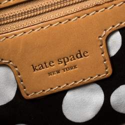 Pre Owned حقيبة باسكيت كيت سبيد كابو هوليداي قش ورافية متعددة الألوان