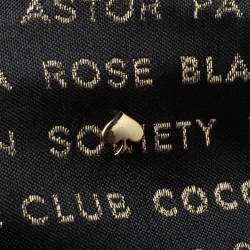 Pre Owned حقيبة كلاتش كيت سبيد بيلس جلد وفرو ثعلب صناعى بنية / سوداء