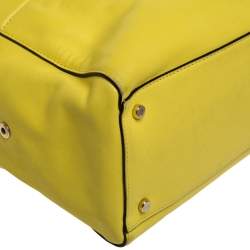 Pre Owned Kate Spade Yellow Leather Hampton Road Satchel