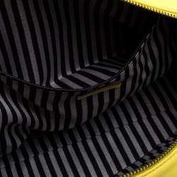 Pre Owned Kate Spade Yellow Leather Hampton Road Satchel