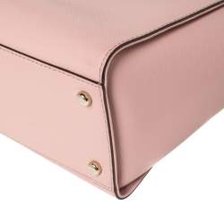 Pre Owned Kate Spade Powder Pink Leather Cedar Street Hayden Tote