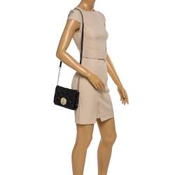 Pre Owned Kate Spade Black Quilted Leather Astor Court Cynthia Shoulder Bag
