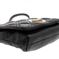 Pre Owned Kate Spade Black Quilted Leather Astor Court Cynthia Shoulder Bag