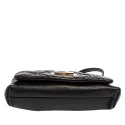 Pre Owned Kate Spade Black Quilted Leather Astor Court Cynthia Shoulder Bag