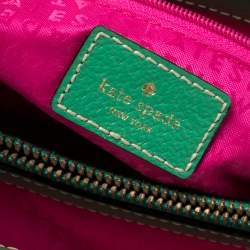 Pre Owned حقيبة كيت سبيد ويليسلي كوين جلد أخضر