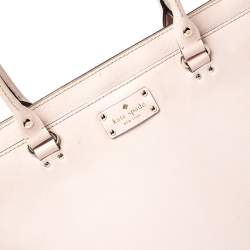 Pre Owned Kate Spade Blush Pink Leather Satchel