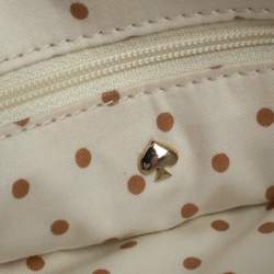 مملوكة مسبقًا Kate Spade Gold Leather Top Zip Crossbody Bag