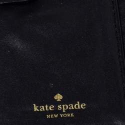 Kate Spade Beige/Black Leather Long Wallet