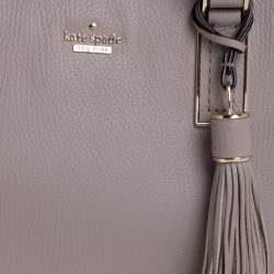 Pre Owned حقيبة كيت سبيد جلد وردي داكن بشراشيب