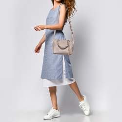 Pre Owned حقيبة كيت سبيد جلد وردي داكن بشراشيب