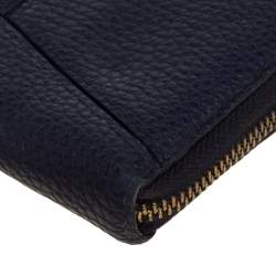 Kate Spade Navy Blue Leather Zip Around Wallet