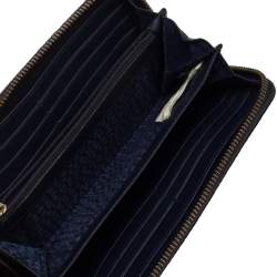 Kate Spade Navy Blue Leather Zip Around Wallet