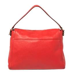 Pre Owned Kate Spade Red Leather Cobble Hill Toddy Shoulder Bag